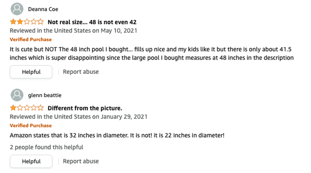 Amazon reviews