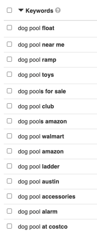 Keywords