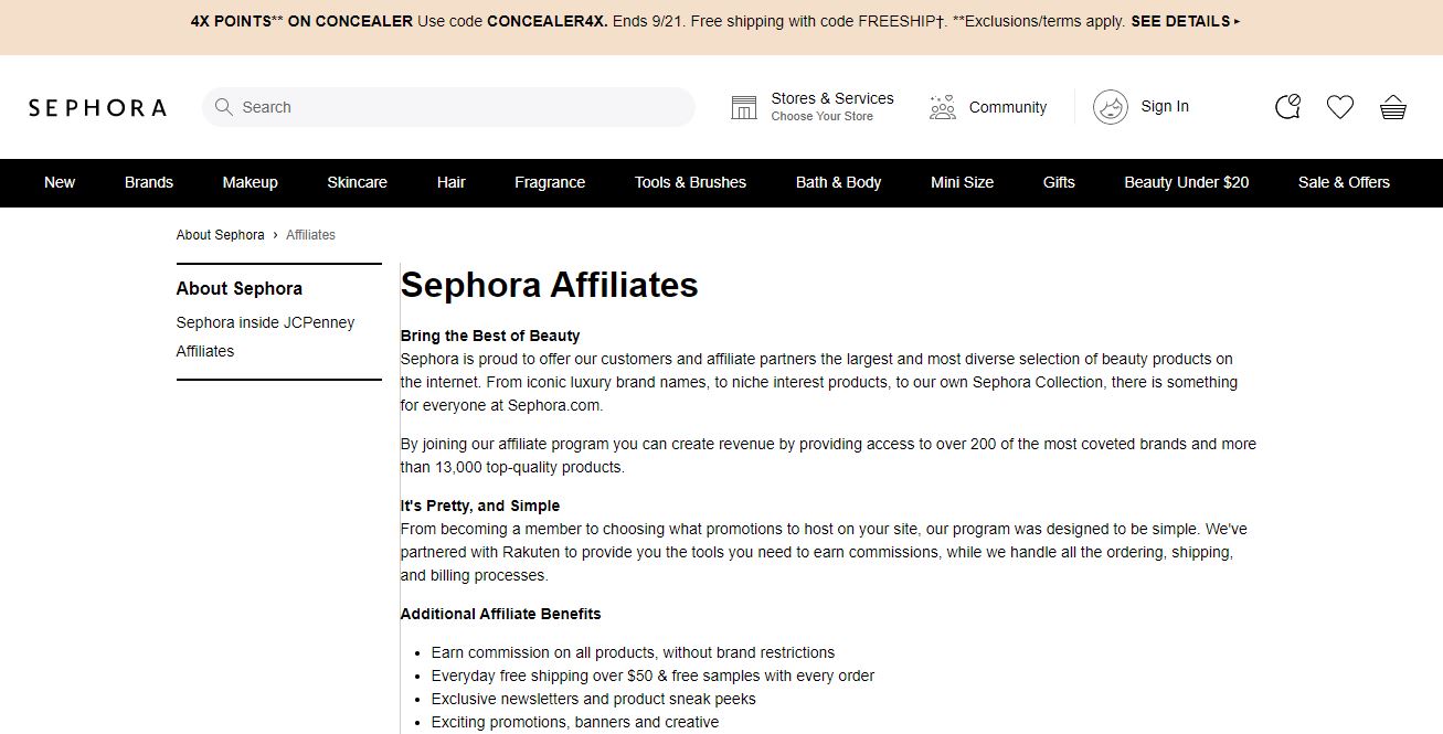 10 Best Skincare Affiliate Programs to Boost Your Income Sephora