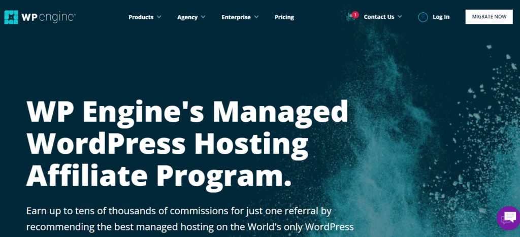 Best SaaS Affiliate Programs wpengine