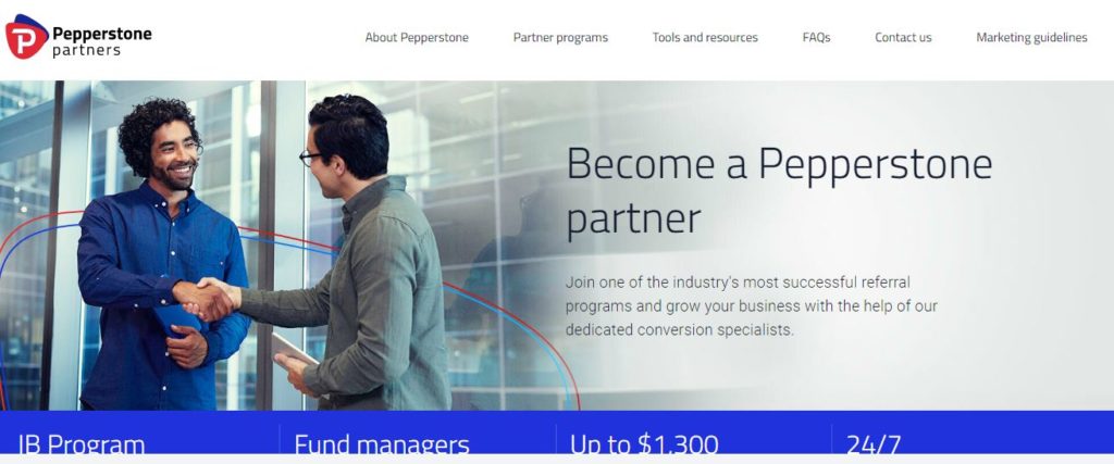 Pepperstone partners