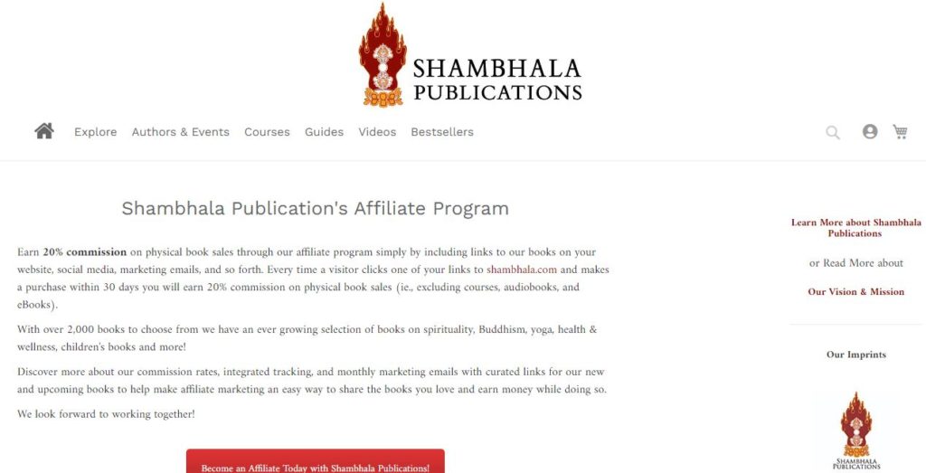 15 Best Meditation Affiliate Programs Shambhala Publications